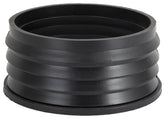 ProSource Hub Donut, 4 in x 4 in, Compression, PVC, Black